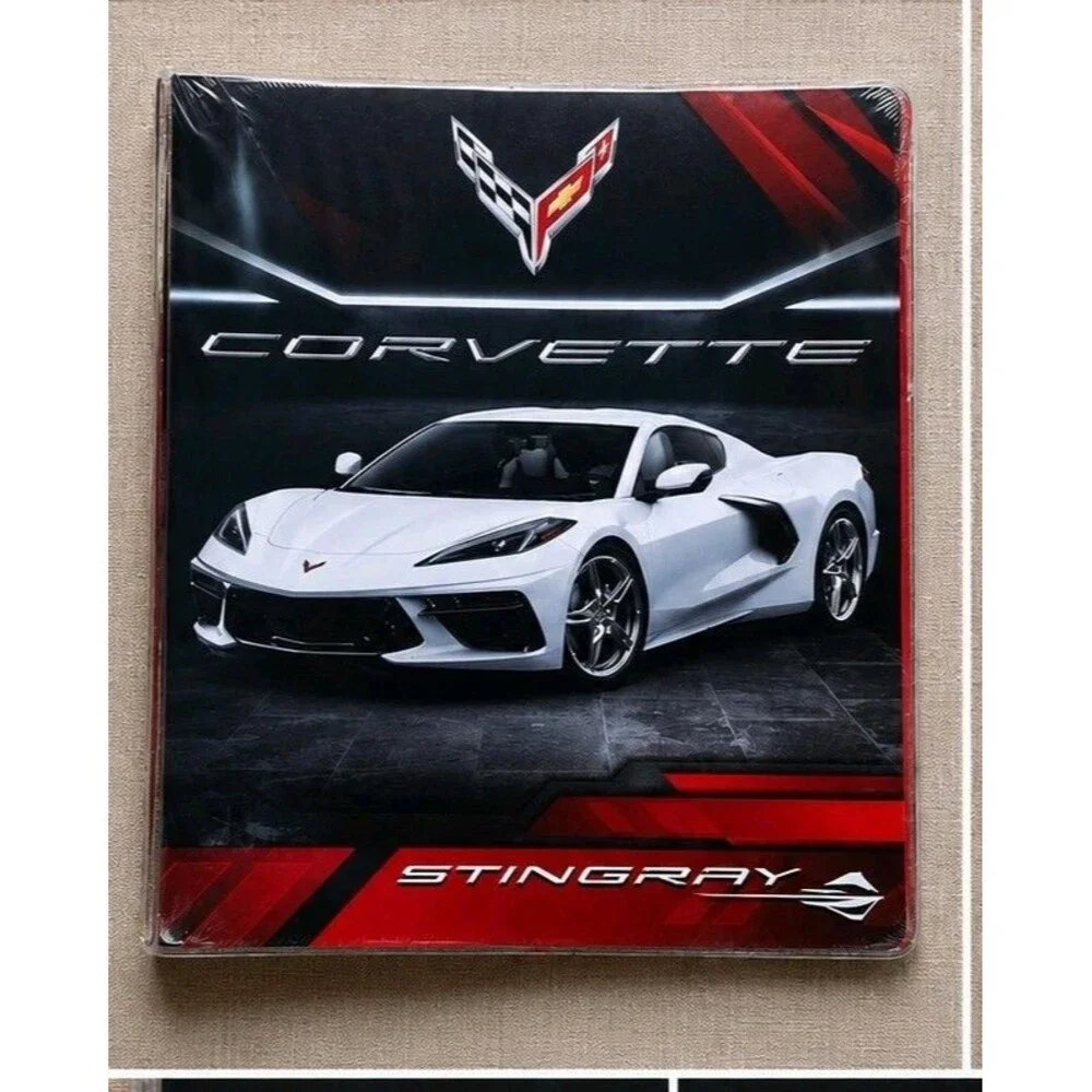 Chevrolet Corvette Stingray 3 Ring Binder GM Licensed Corvette C8...